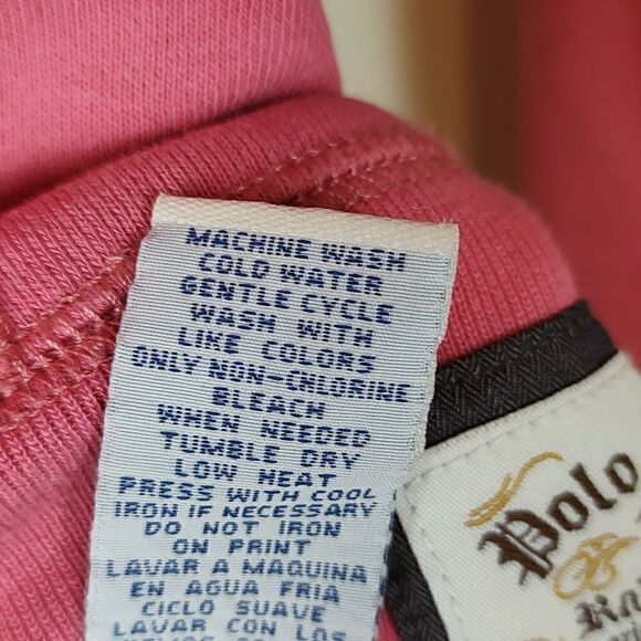 Ralph Lauren Polo Jeans Original Denimwear Zip Front Hooded Sweatshirt Vintage - Picture 9 of 12